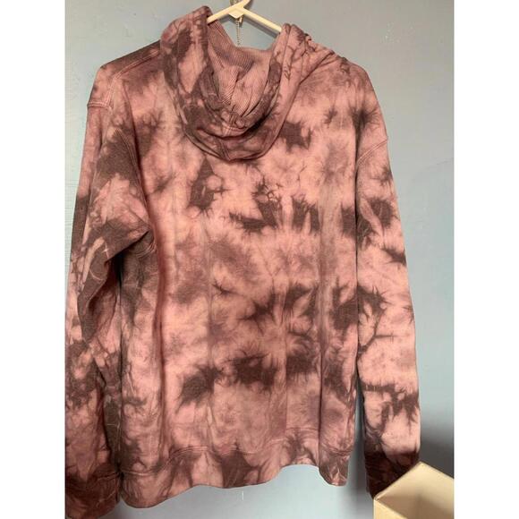 Light and Dark Pink Myrtle Beach Large Tie Dye Hoodie - Picture 7 of 7